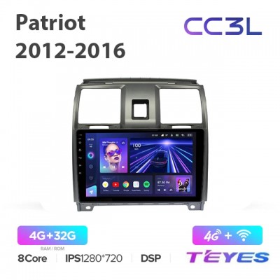 Магнитола Teyes CC3L для Uaz Patriot 2012-2016