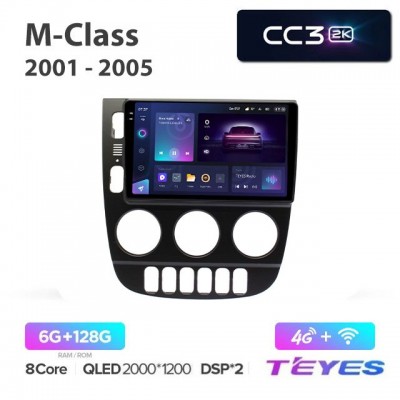 Магнитола Teyes 2K_CC3 для Mercedes Benz ML 2001-2005