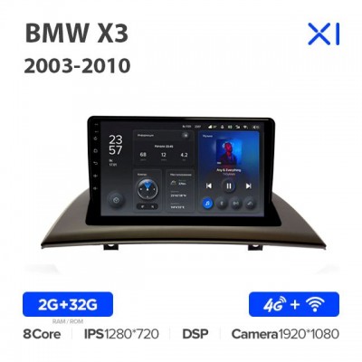 Штатная магнитола для BMW X3 2003-2010