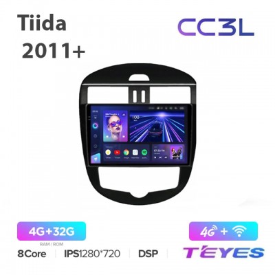 Магнитола Teyes CC3L для Nissan Tiida 2011+