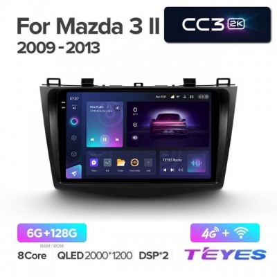 Магнитола Teyes 2K_CC3 для Mazda 3 2009-2013