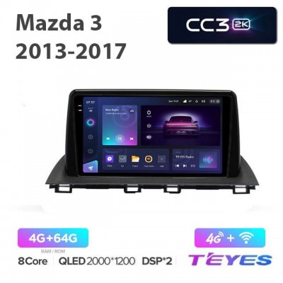 Магнитола Teyes 2K_CC3 для Mazda 3 2013-2017
