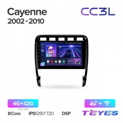 Магнитола Teyes CC3L для PORSCHE Cayenne (955/957) 2002-2010