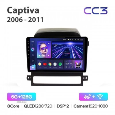 Магнитола Teyes CC3 для Chevrolet Captiva 2006-2011