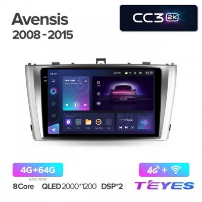 Магнитола Teyes 2K_CC3 для Toyota Avensis 2009-2015