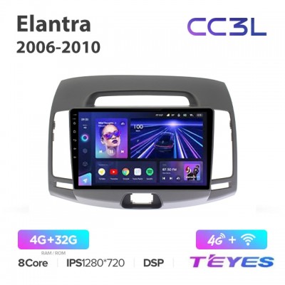 Магнитола Teyes CC3L для Hyundai Elantra 2006-2010