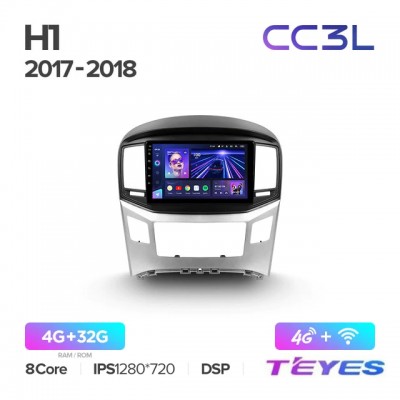Магнитола Teyes CC3L для Hyundai H1 2016+