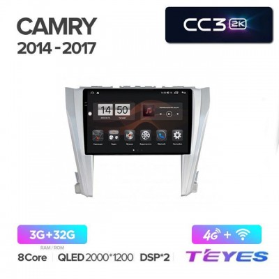 Магнитола Teyes 2K_CC3 для Toyota Camry V55 2014-2017