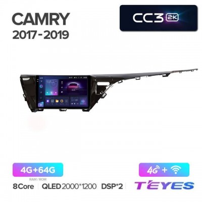 Магнитола Teyes 2K_CC3 для Toyota Camry V70 2018+