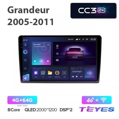 Магнитола Teyes 2K_CC3 для Hyundai Grandeur 2005-2011
