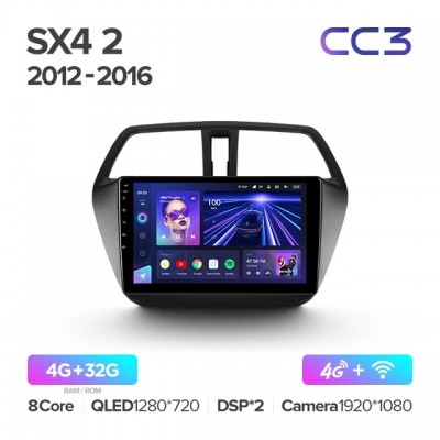 Магнитола Teyes CC3 для Suzuki SX4 Cross 2012-2016