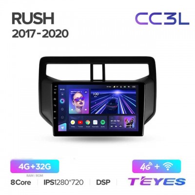 Магнитола Teyes CC3L для Toyota Rush 2018+