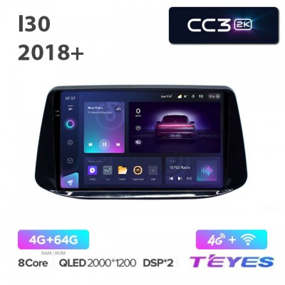 Магнитола Teyes 2K_CC3 для Hyundai I30 2018+