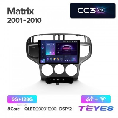 Магнитола Teyes 2K_CC3 для Hyundai Matrix 2001-2010