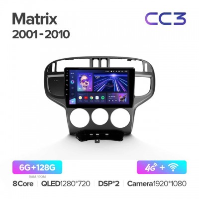 Магнитола Teyes CC3 для Hyundai Matrix 2001-2010