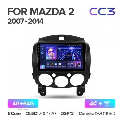 Магнитола Teyes CC3 для Mazda 2 2010-2014
