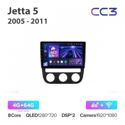 Магнитола Teyes CC3 для Volkswagen Jetta 2005-2011 на Android