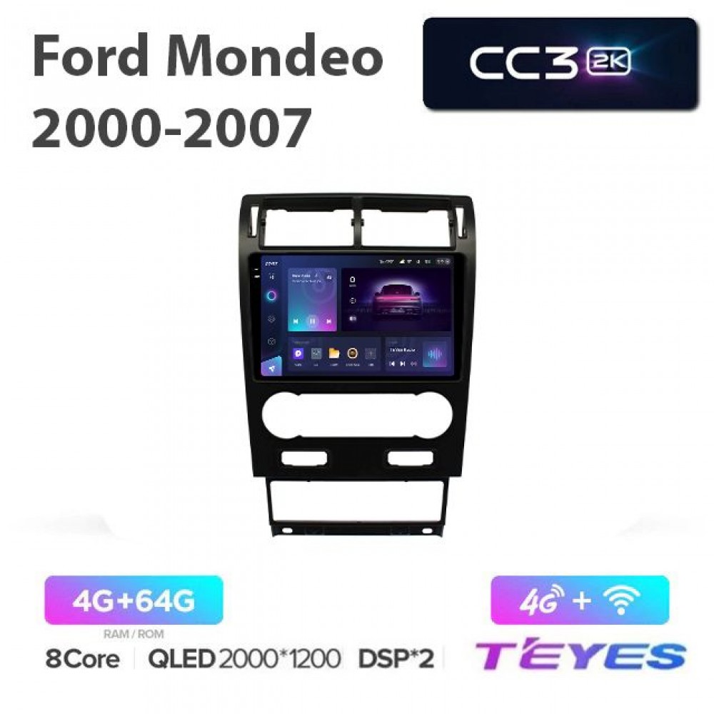 Магнитола Teyes 2K_CC3 для Ford Mondeo 2000-2007 Climat