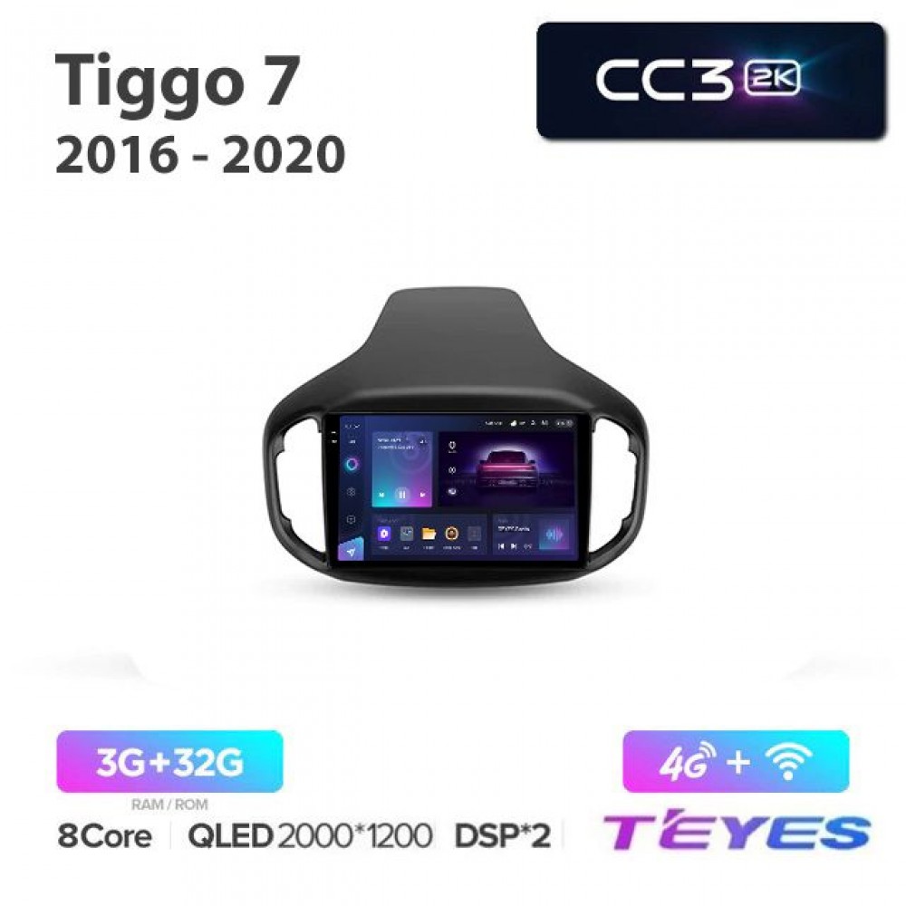 Магнитола Teyes 2K_CC3 для Chery Tiggo 7 2016-2020