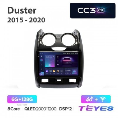 Магнитола Teyes 2K_CC3 для Renault Duster 2015-2020