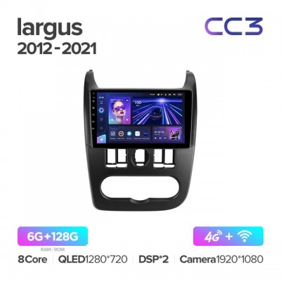 Магнитола Teyes CC3 для Lada Largus 2012+