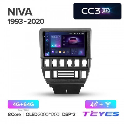 Магнитола Teyes 2K_CC3 для Lada Niva 1993-2020