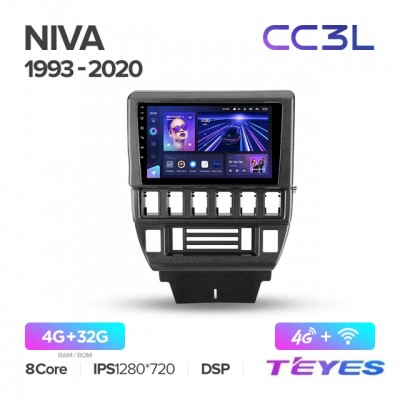 Магнитола Teyes CC3L для Lada Niva 1993-2020