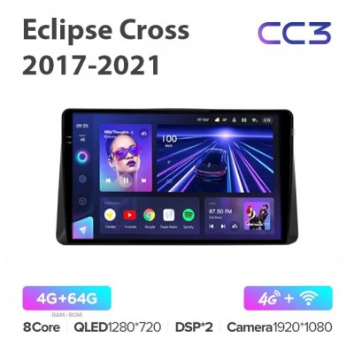 Магнитола Teyes CC3 для Mitsubishi Eclipse Cross 2017-2021