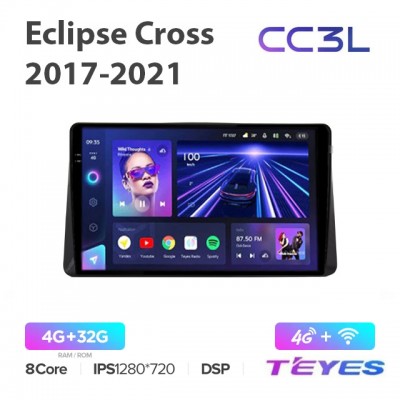 Магнитола Teyes CC3L для Mitsubishi Eclipse Cross 2017-2021