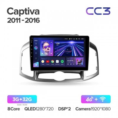 Магнитола Teyes CC3 для Chevrolet Captiva 2011-2015