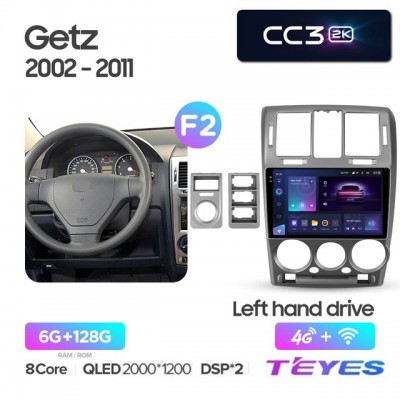 Магнитола Teyes 2K_CC3 для Hyundai Getz 2002-2011