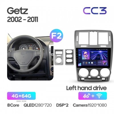 Магнитола Teyes CC3 для Hyundai Getz 2002-2011