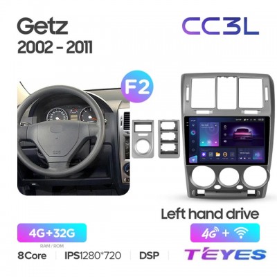 Магнитола Teyes CC3L для Hyundai Getz 2002-2011