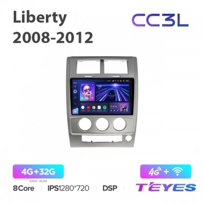 Магнитола Teyes CC3L для Jeep Liberty 2008-2012