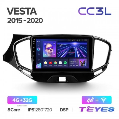 Магнитола Teyes CC3L для Lada Vesta
