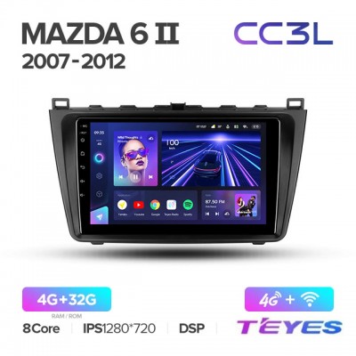 Магнитола Teyes CC3L для Mazda 6 2007-2012