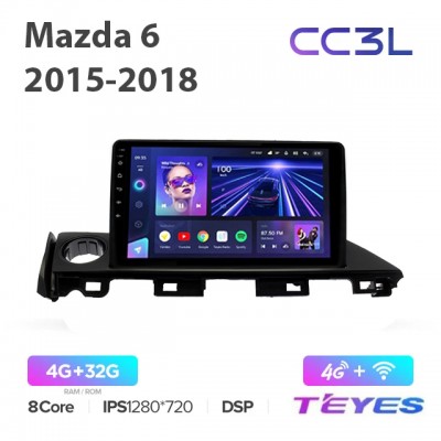 Магнитола Teyes CC3L для Mazda 6 2015-2018