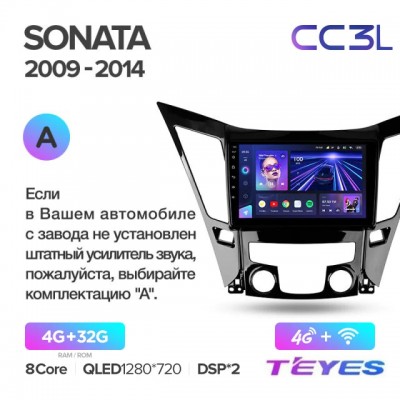 Магнитола Teyes CC3L для Hyundai Sonata 2011