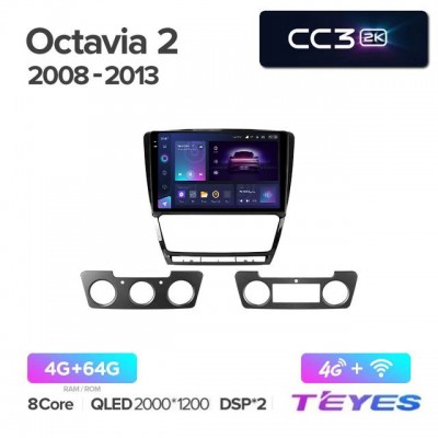 Магнитола Teyes 2K_CC3 для Skoda Octavia A5
