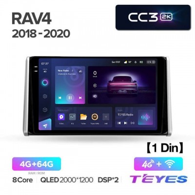 Магнитола Teyes 2K_CC3 для Toyota Rav 4 2019+