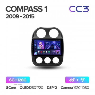 Магнитола Teyes CC3 для Jeep Compass 2011-2016