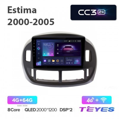 Магнитола Teyes 2K_CC3 для Toyota Estima 2000-2005