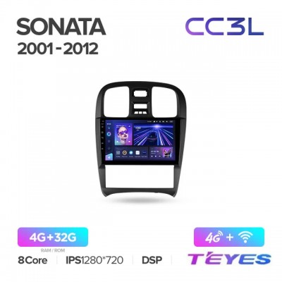 Магнитола Teyes CC3L для Hyundai Sonata EF 2001-2012