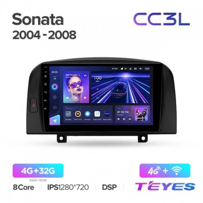 Магнитола Teyes CC3L для Hyundai Sonata NF 2004-2008