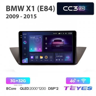 Магнитола Teyes 2K_CC3 для BMW X1 E84 2009-2015