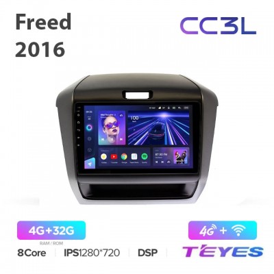 Магнитола Teyes CC3L для Honda Freed 2016+
