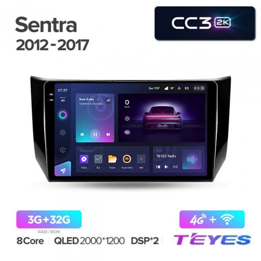 Магнитола Teyes 2K_CC3 для Nissan Sentra