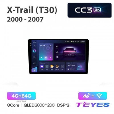 Магнитола Teyes 2K_CC3 для Nissan X-trail T30