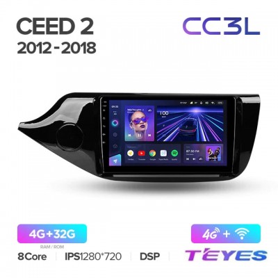 Магнитола Teyes CC3L для Kia Ceed 2012-2018