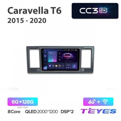 Магнитола Teyes 2K_CC3 для Volkswagen Caravelle T6 2015-2020